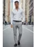 Pantaloni barbati eleganti gri A4960 S2