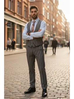 Compleu barbati Vesta + Pantaloni B4104 56-4 