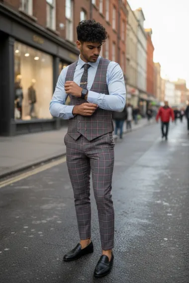 Compleu barbati Vesta + Pantaloni B4147 35-1