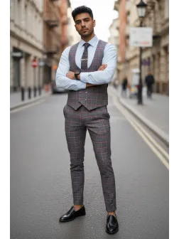 Compleu barbati Vesta + Pantaloni B4147 35-1