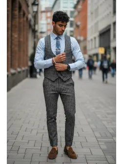 Compleu barbati Vesta + Pantaloni B4177 V3-4