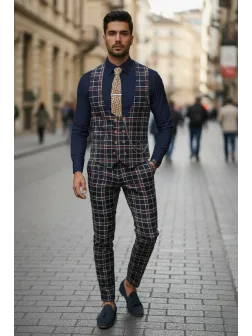 Compleu barbati Vesta + Pantaloni 12787 V5-3 Compleu barbati Vesta + Pantaloni 12787 V5-3