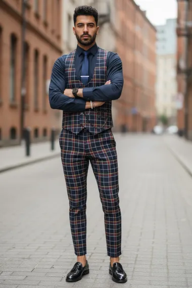 Compleu barbati Vesta + Pantaloni 12787 V5-3