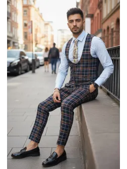 Compleu barbati Vesta + Pantaloni 12787 V5-3 Compleu barbati Vesta + Pantaloni 12787 V5-3