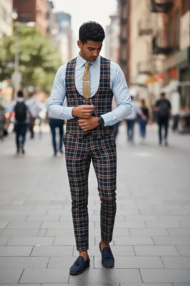 Compleu barbati Vesta + Pantaloni 12787 V5-3