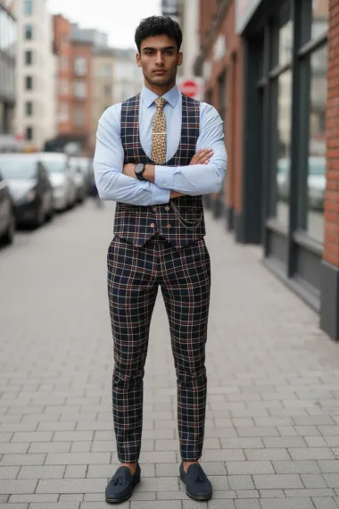 Compleu barbati Vesta + Pantaloni 12787 V5-3