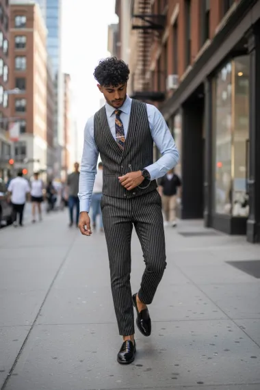 Compleu barbati Vesta + Pantaloni 12788 115-4