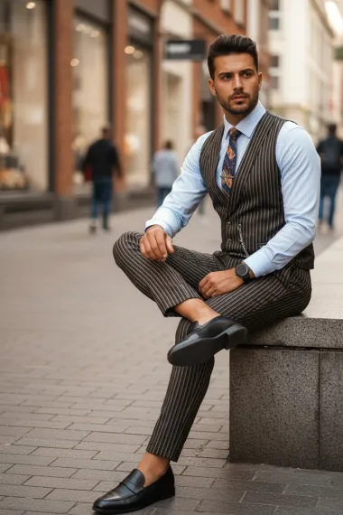 Compleu barbati Vesta + Pantaloni 12788 115-4