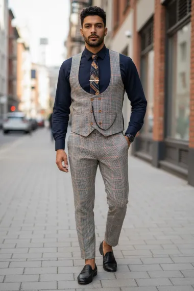 Compleu barbati Vesta + Pantaloni 12789 39-3