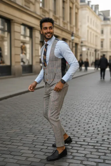 Compleu barbati Vesta + Pantaloni 12789 39-3