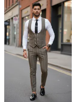 Compleu barbati Vesta + Pantaloni 12798 47-2* U2-1