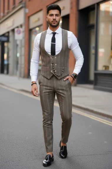 Compleu barbati Vesta + Pantaloni 12798 47-2* U2-1