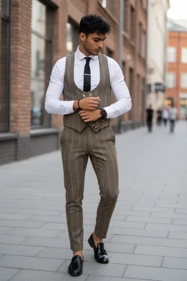 Compleu barbati Vesta + Pantaloni 12798 47-2* U2-1