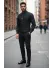 Compleu barbati negru Vesta + Pantaloni 13190