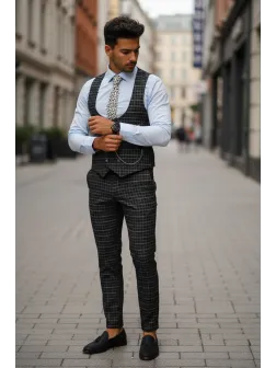 Compleu barbati Vesta + Pantaloni B4186 X1 / 52-4