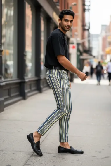 Pantaloni barbati eleganti B9162 7-5