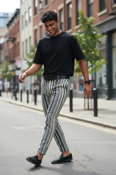 Pantaloni barbati eleganti B9162 7-5