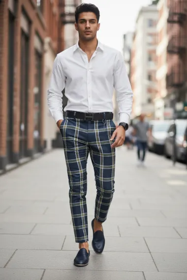 Pantaloni barbati eleganti B1730 I18-2