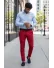 Pantaloni barbati casual regular fit grena B1734 U3 A3-3