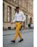 Pantaloni barbati eleganti mustar B1734 F4-5.1 * 