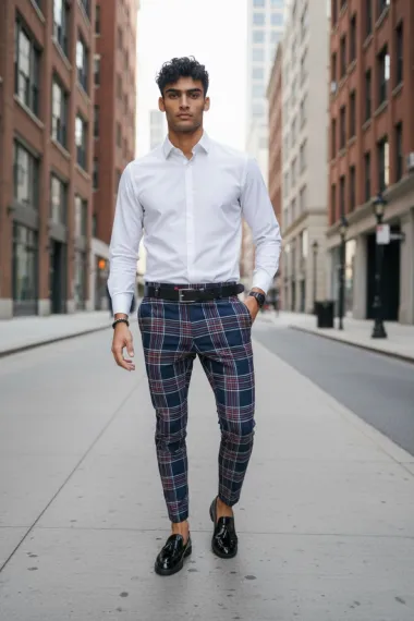 Pantaloni barbati eleganti B1834 F7-3.1 U4-1