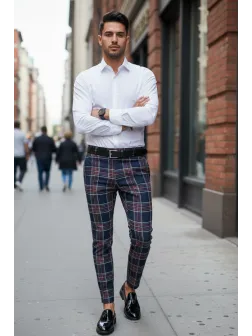 Pantaloni barbati eleganti B1834 F7-3.1 U4-1