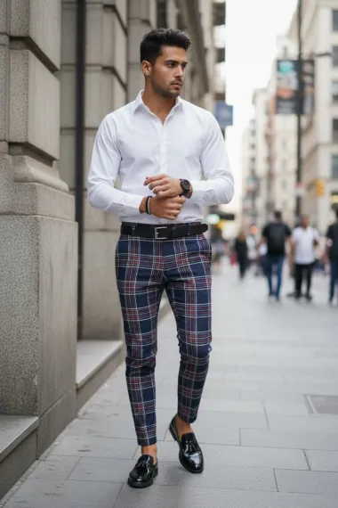 Pantaloni barbati eleganti B1834 F7-3.1 U4-1