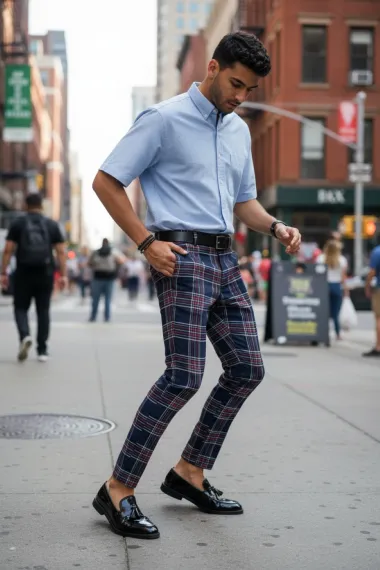 Pantaloni barbati eleganti B1834 F7-3.1 U4-1