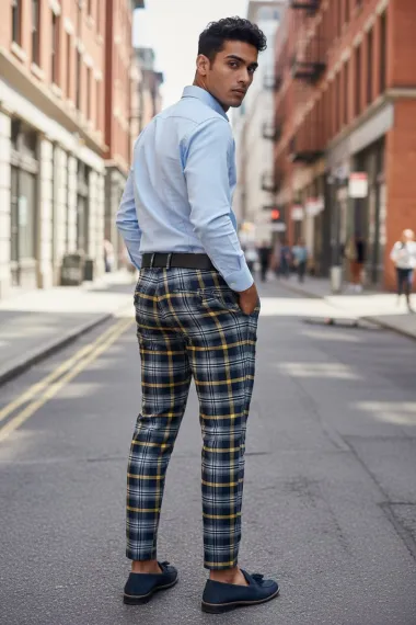 Pantaloni barbati eleganti 12116 i8-1