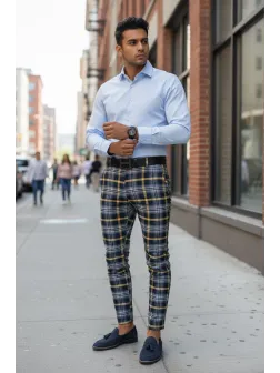 Pantaloni barbati eleganti 12116 i8-1