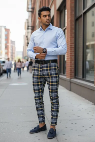 Pantaloni barbati eleganti 12116 i8-1