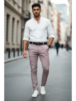 Pantaloni barbati eleganti 7156 B8-2 Pantaloni barbati eleganti 7156 B8-2