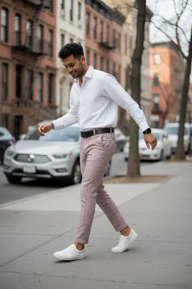 Pantaloni barbati eleganti 7156 B8-2