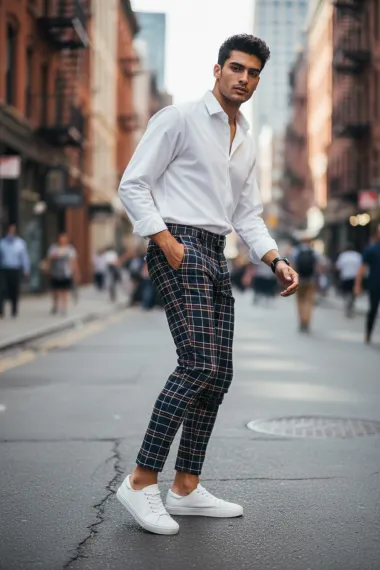 Pantaloni barbati eleganti B1545 B15-2