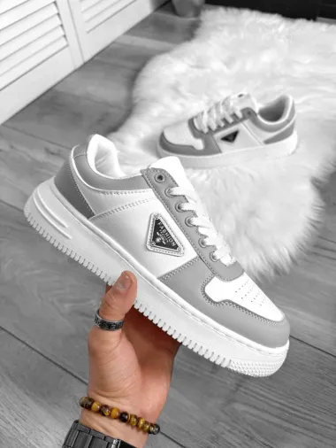 Adidasi barbati casual, gri L89 T7-4