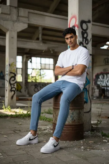 Blugi barbati conici 4122 H5-2