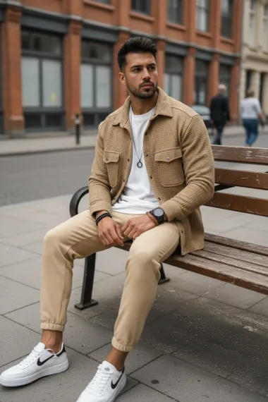 Camasa barbati casual maro 12915 X8