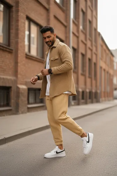 Camasa barbati casual maro 12915 X8