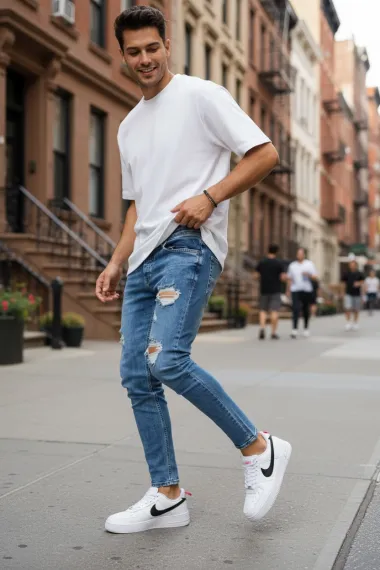 Blugi barbati conici 5602