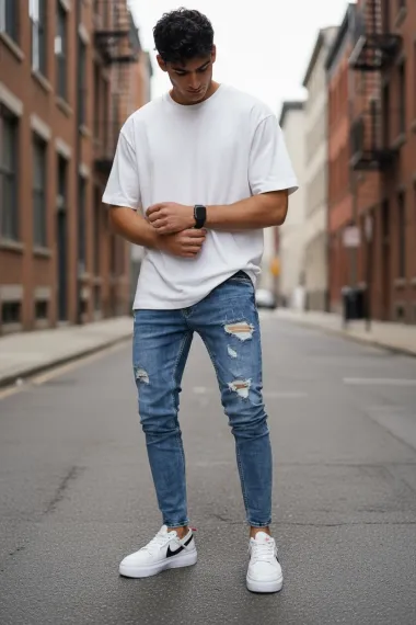 Blugi barbati conici 5602