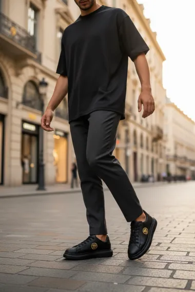 Adidasi barbati casual VIP, negri 801