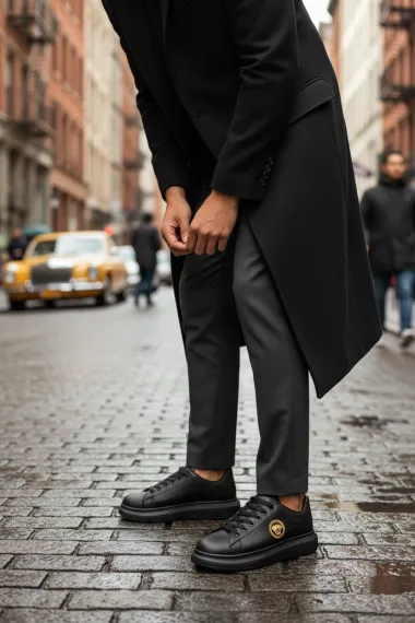 Adidasi barbati casual VIP, negri 801