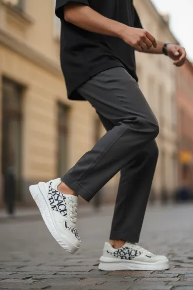 Adidasi barbati casual, albi L76