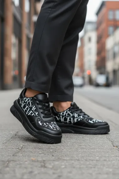 Adidasi barbati casual, negri L76