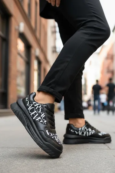 Adidasi barbati casual, negri L76