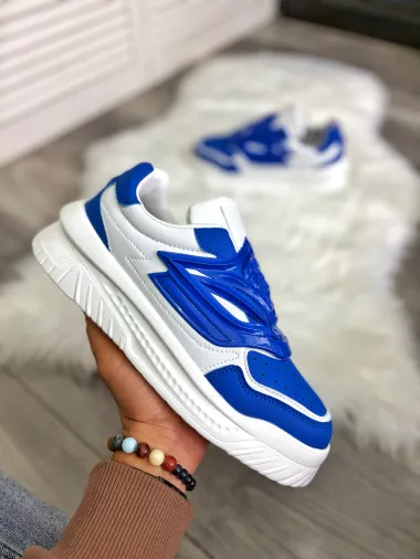 Adidasi barbati casual, albastri Q6