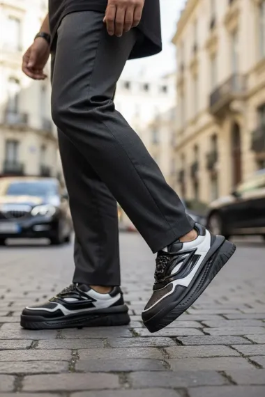 Adidasi barbati casual, negri Q6