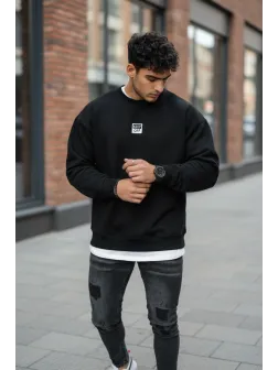 Bluza barbati neagra slim fit 71412 23-3.3