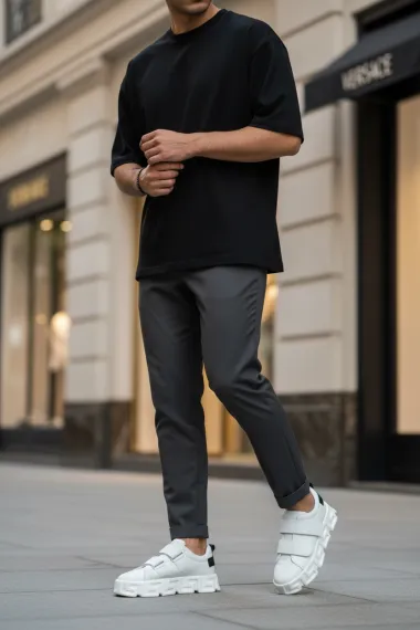 Adidasi barbati VSC Greca albi , cu arici 092