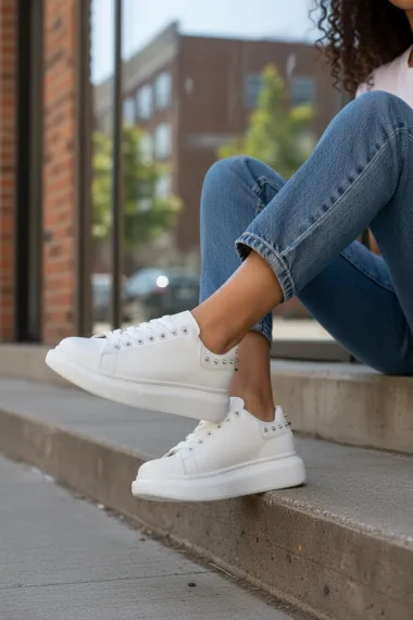 Adidasi dama albi casual, 6626